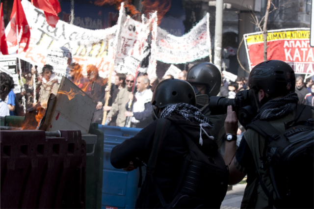 Demonstration am 11. März. Quelle: Indymedia Athen