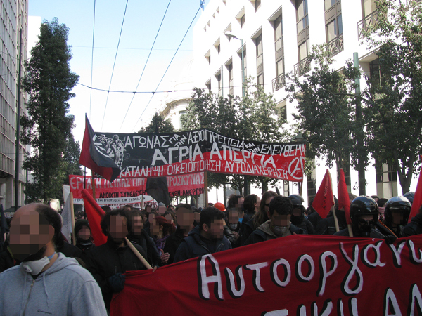 Demonstration am 11. März. Quelle: Indymedia Athen