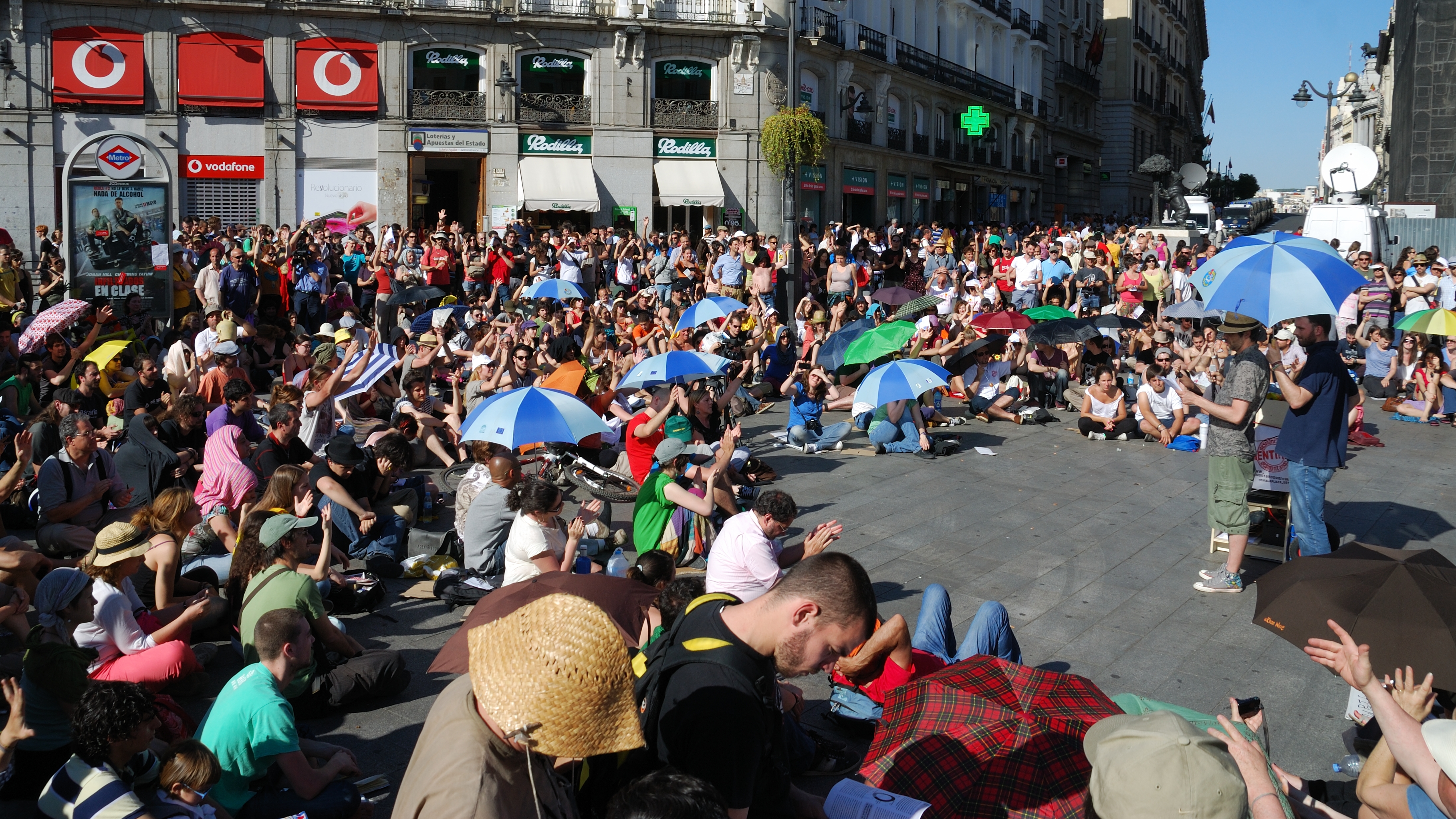 M15 in Madrid (Quelle: Adolfo Indignado Cuartero CC-BY-SA)