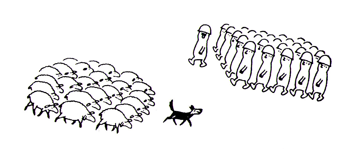 Einheitsgewerkschaft & Bundeswehr beim gemeinsamen Marsch