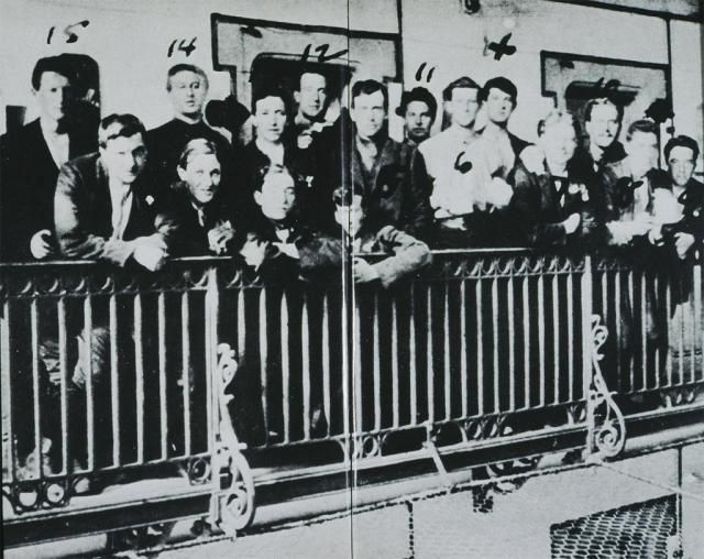 Irische Soldaten in Stafford Gaol nach dem gescheiterten Osteraufstand von 1916