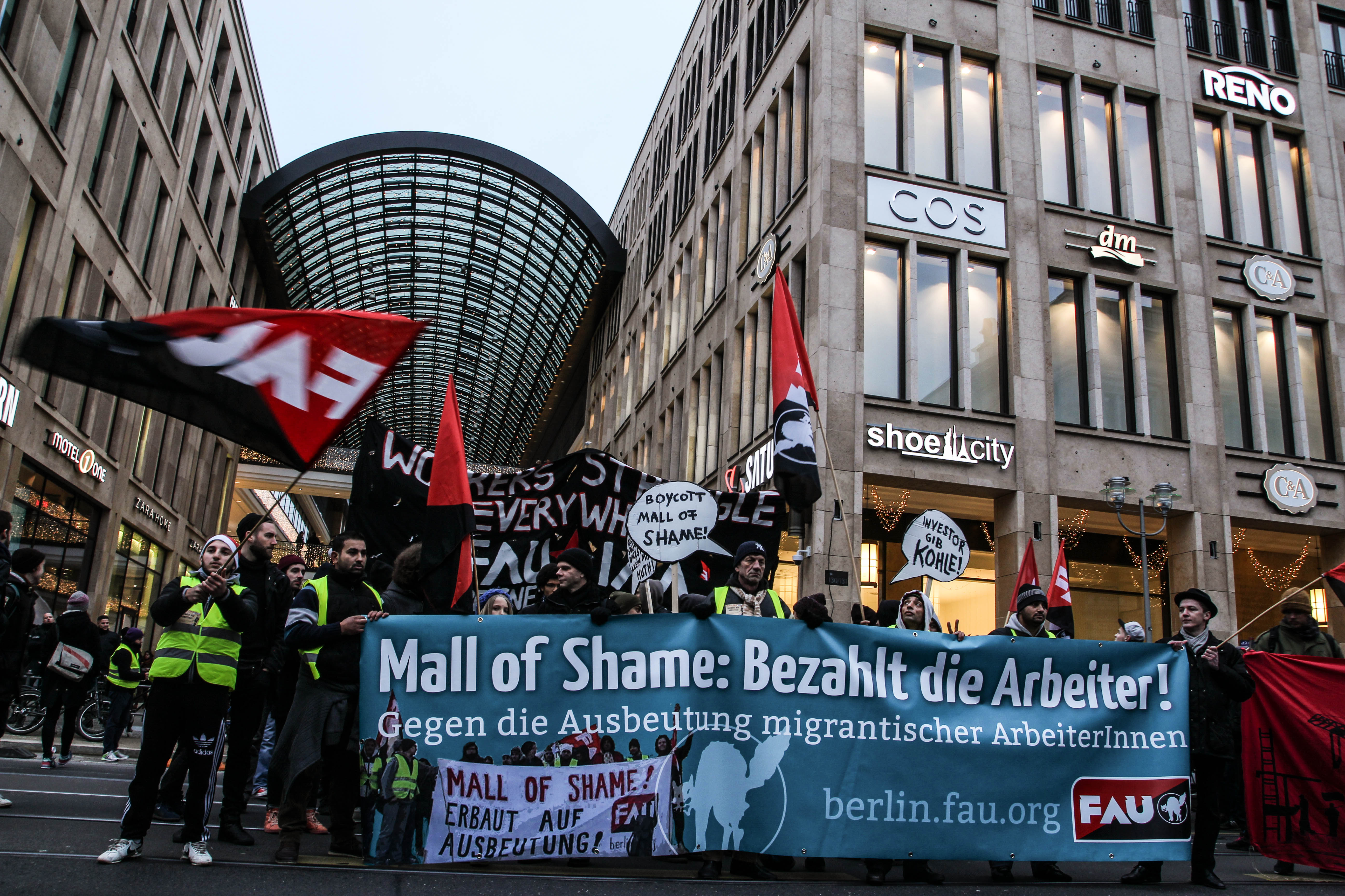 Mall of Shame: Bezahlt die Arbeiter!