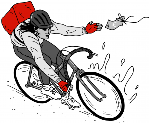 Riders Unite! Der Widerstand der Lieferdienstkuriere gegen Ausbeutung auf Abruf