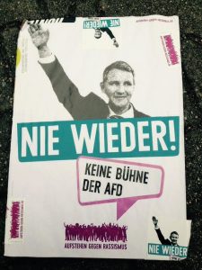 AfD-Wahlkampfvehikel Gewerkschaft