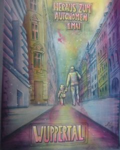 Autonome 1. Mai-Demo in Wuppertal: ”Für die soziale Revolution”