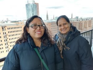 Dian und Chamila in Hamburg