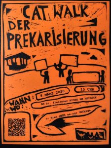 Flyer der AG Feministisch Organisieren der FAU Halle (Saale)