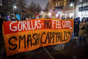 Gorillas workers under attack