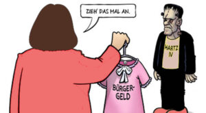 „Aus Raider wird Twix, sonst ändert sich Nix“ – auf Grundsicherungsniveau