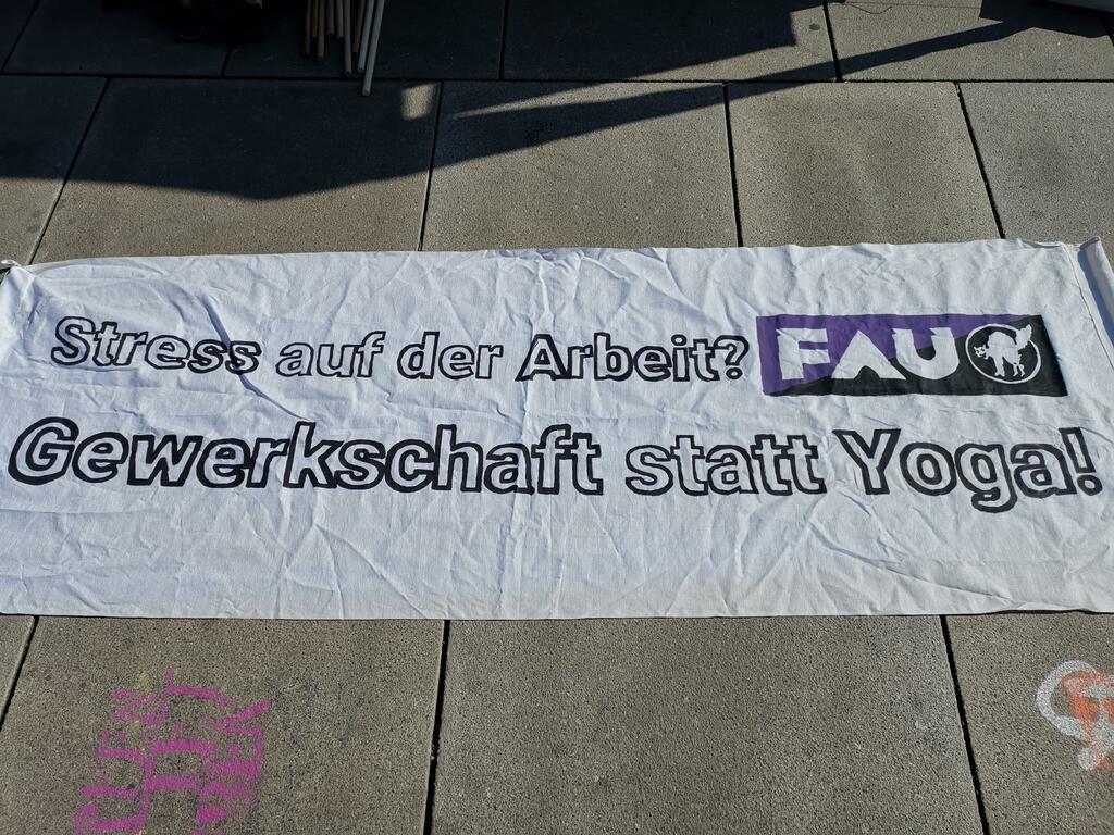 Gewerkschaft statt Yoga